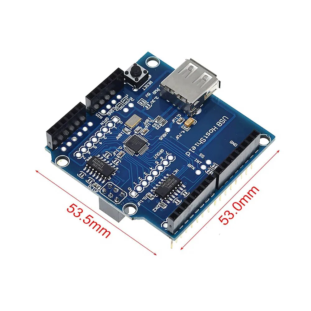 Shield USB Host iHaospace Arduino UNO MEGA compatibil Android ADK placă extensie